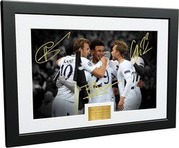 12X8 A4 Signed Harry Kane Dele Alli Christian Eriksen Spurs Autographed, 1. - £56.18 GBP