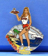 Hooters Waitress Girl Nicole Serving Wing Pensacola Beach Fl Florida Lapel Pin - £19.66 GBP
