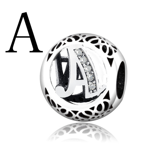 Pandora Original Fit 100% 925 Silver Alphabet Carta A-Z Charms choice of 1 price - £15.97 GBP