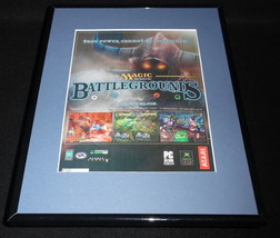 2004 Magic Battlegrounds Playstation 2 PS2 Framed 11x14 ORIGINAL Advertisement - £26.75 GBP