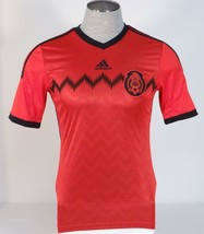 Adidas ClimaCool Mexico 2014 World Cup Red Short Sleeve Football Jersey Men&#39;s - £83.73 GBP