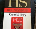 TDK HS High Standard T-120 VHS Blank Video Tape New Factory Sealed Package - £11.19 GBP
