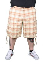 Five Four Eman Marrón Cuadros Pantalones Cortos - $14.96+