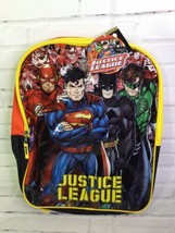 DC Comics Justice League 15in Kids Boys School Backpack Bookbag Batman Superman - £12.62 GBP