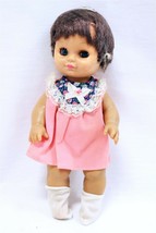 ORIGINAL Vintage Playmates 11&quot; Baby Doll Hard Plastic Hong Kong 8121 N4 - £23.73 GBP