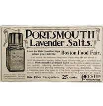 Preston NH Portsmouth Lavender Salts 1897 Advertisement Victorian Beauty... - $19.99