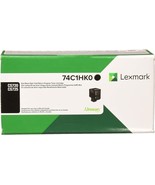 New Genuine Lexmark 74C1HK0 High Yield Black Toner Cartridge CS720 CS725... - $177.29