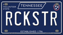Rckstr Tennessee Blue Novelty Mini Metal License Plate - £11.67 GBP