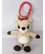 Rudolph Baby Girl Clarice Reindeer Plush Clip On Infant Toy 50 Years Edi... - $15.83