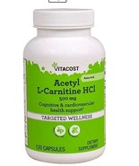 Vitacost Acetyl L-Carnitine HCl -- 500 mg - 120 Capsules - £15.57 GBP