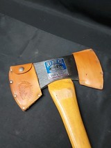 NEW OLD STOCK Double Bit SNOW &amp; NEALLEY Axe Bangor Maine, Label Sheaths ... - €170,58 EUR