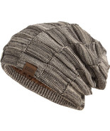 REDESS Beanie Hat Mens womens Winter Warm  Knit Slouchy brown NEW Skull Cap - £5.59 GBP