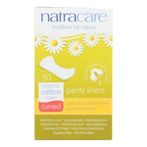 Natracare Natural Curved Panty Liners - 30 Pack - £10.42 GBP