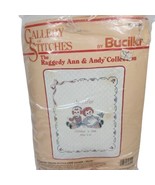 Vtg Bucilla Gallery of Stitches 32341 Raggedy Ann &amp; Andy Cross Stitch Cr... - $62.90 CAD
