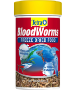 Bloodworms 0.25 Oz, Freeze-Dried Food for Freshwater and Saltwater Fish,... - $7.35 CAD