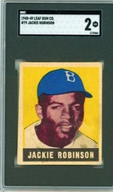 1948 Leaf Rookie Jackie Robinson #79 SGC 2 P1267 - £9,440.34 GBP