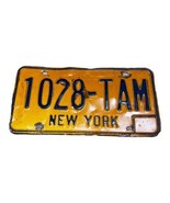 Vintage New York Collectible License Plate Original Tag 1028 TAM Man Cav... - £10.10 GBP