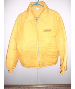 Vintage Cap &#39;N Ja! Ee.uu. Hecho Chaqueta Acolchada Amarillo Hombre M Oru... - £65.81 GBP