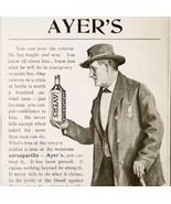 Ayer&#39;s Sarsaparilla Veterans 1897 Advertisement Victorian Quack Medicine... - $370.74 MXN