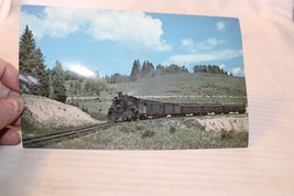 1972 Vanishing Vistas Photo Card D&amp;RGW Rio Grande Steam Locomotive #483 - £15.02 GBP