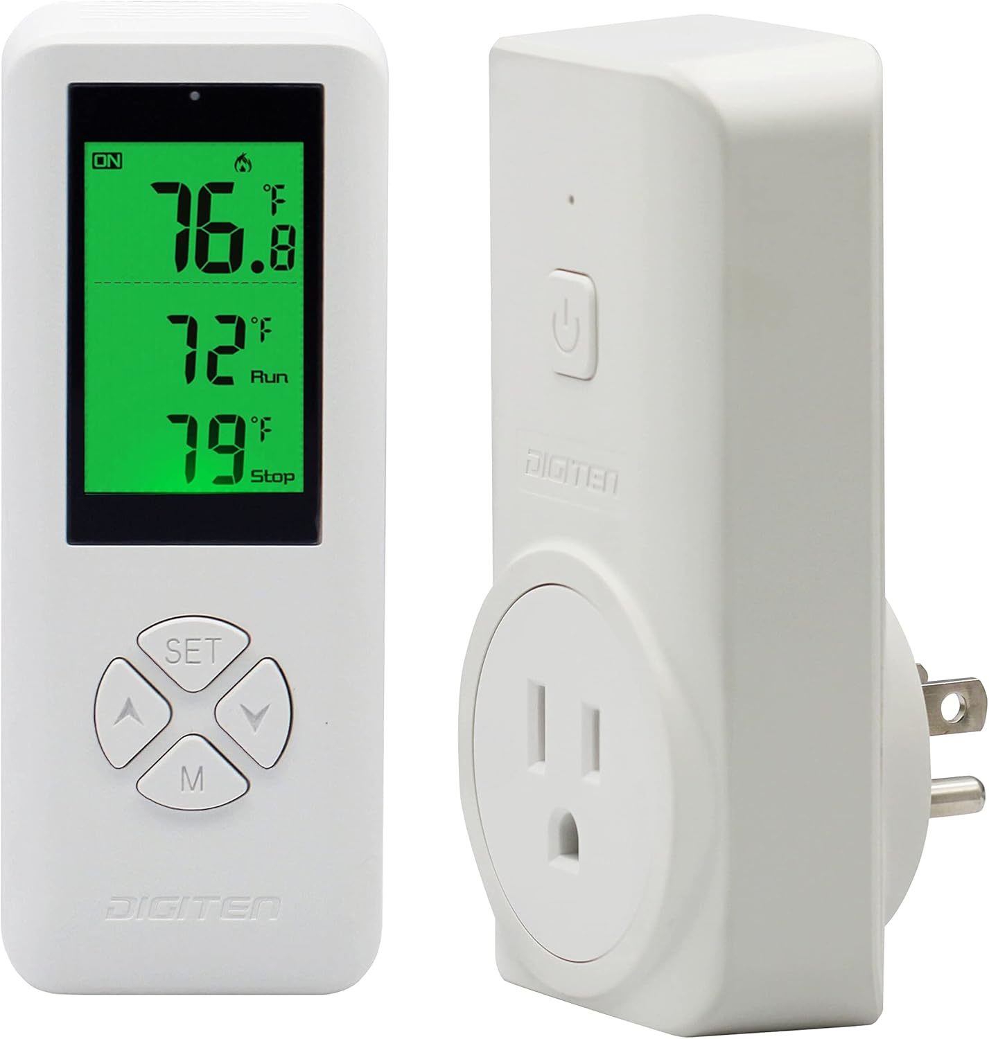 Wtc100 Wireless Temperature Controller Digital Plug-In, Built-In Temp Se... - $38.99