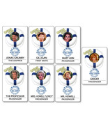 7 GILLIGANS ISLAND CAST VINTAGE TV SHOW NAME BADGE HALLOWEEN COSPLAY MAG... - $124.76 CAD