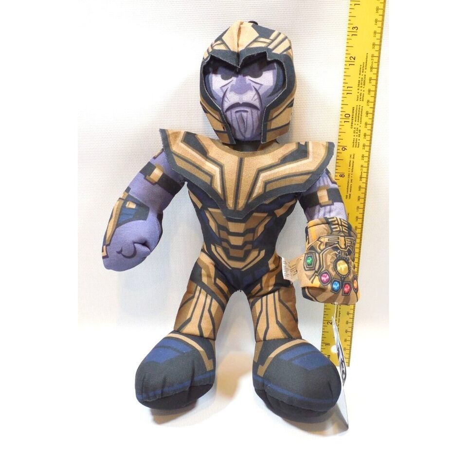 Primary image for THANOS plush w/ Infinity Gauntlet and Loop Marvel Avengers 10"  by Good Stuff