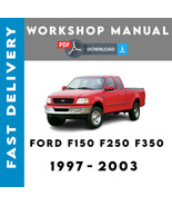 Ford F-150 F-250 F-350 1997 - 2003 SERVICE REPAIR WORKSHOP MANUAL - $132.08 MXN