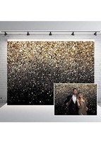 CHAIYA 7X5Ft Gold Glitter Paint Backdrop for Photography Astract Golden Bokeh St - £6.17 GBP