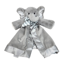 14&quot; Bearington Baby 2019 Elephant Satin Security Blanket Stuffed Animal Plush - £37.12 GBP