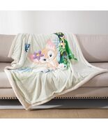 COSUSKET Kids LinaBell 3D Embroidery Sherpa Throw Blanket 50x60in - $292.84 MXN