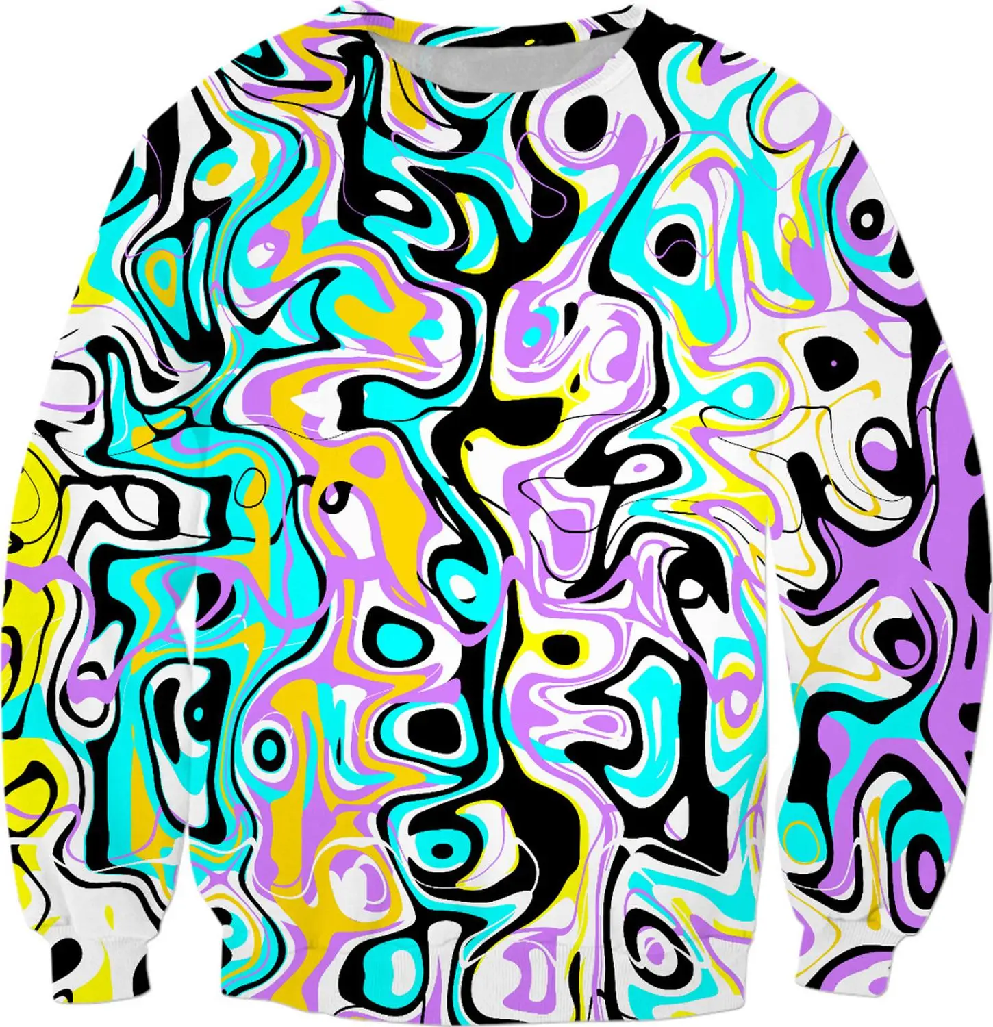 2019 New Fashion Men trippy   colorful psychedelic 3D Printed Long Sleeve Outerw - £104.38 GBP
