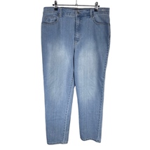 Gloria Vanderbilt Straight Jeans 14 Women’s Light Wash Pre-Owned [#3143] - £11.74 GBP