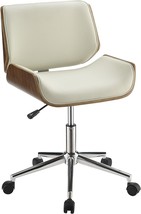 Office Chair In Leatherette, Ecru, From Coaster Home Furnishings. - £142.37 GBP