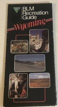 Wyoming Travel Map Fold Out Brochure Booklet Ephemera M6 - $7.91