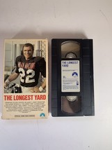 The Longest Yard VHS Paramount 1988 Burt Reynolds Eddie Albert Aldrich HTF - £3.30 GBP
