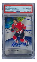 Alex DeBrincat Signed 2019/20 SP Game Used #37 Blackhawks Hockey Card PS... - £83.89 GBP