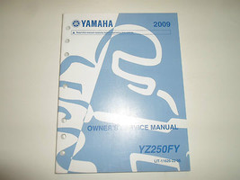 2009 Yamaha YZ250FY Owners Service Repair Shop Manual FACTORY OEM BOOK 09 - $9.98