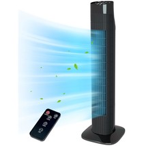 Tower Fan With Remote, 31&quot; Electric Tower Fan That Blow Cold Air, Quiet ... - £63.14 GBP