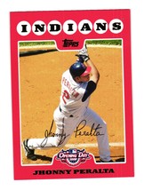 2008 Topps Opening Day #177 Jhonny Peralta Cleveland Indians - £2.31 GBP