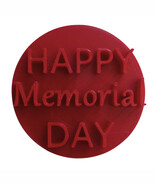 Happy Memorial Day Cookie Stamp Embosser Made In USA PR5539 - $5.43 CAD