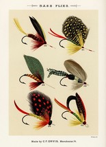 13834.Decor Poster.Room interior art design.Fishing fly.Fish market bait shop - £12.74 GBP+