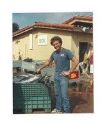 Man Fishing Vintage Photo 1980s Fish Animals Outdoors Water Sport Men 3.... - $8.57