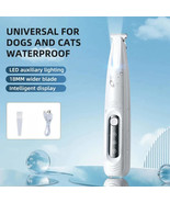 Waterproof Dog Paw Trimmer with LED Light – Pet Hair Clippers for Grooming - $39.76 CAD+
