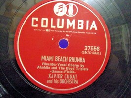 Xavier Cugat-Miami Beach Rhumba / Come To The Mardi Gras-10&quot; LP-1953-EX *37556 - £7.83 GBP