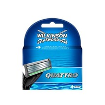 Wilkinson Sword Quattro Razor Blades - Pack of 4  - £10.19 GBP