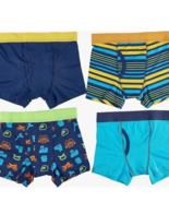 Trimfit Boxer Briefs Boys S 4-6  Set Of 4 Colorful Patterned Underwear - $16.92 CAD