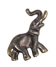 VTG Lucky Elephant Sterling Silver Brooch Trunk Up Pin Elegant Classic LoveGift - £39.23 GBP