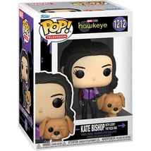 NEW SEALED 2022 Funko Pop Figure Hawkeye Kate Bishop + Lucky the Pizza Dog - £15.49 GBP