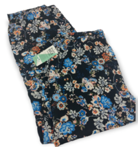 Honey &amp; Lace Womens 2X Gauzy Newport Jogger Black Floral New with Tags - £13.99 GBP